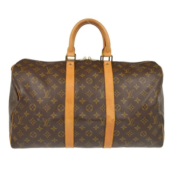 Louis Vuitton Monogram Keepall 45 Travel Duffle Handbag - Picture 1 of 15